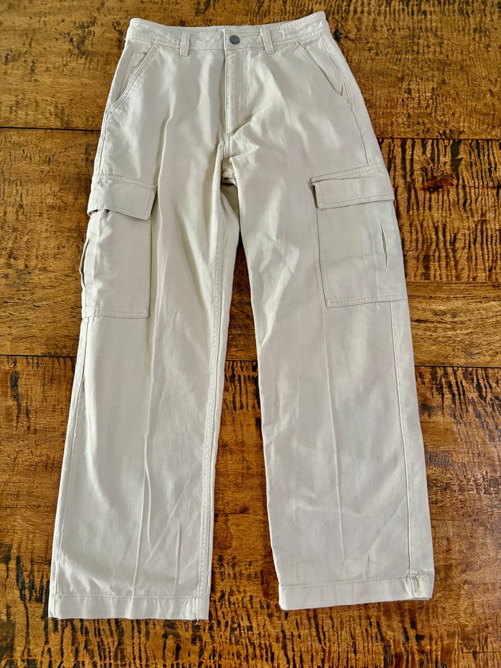 Cotton On Womens Cargo Wide Leg Pants Beige Size 4